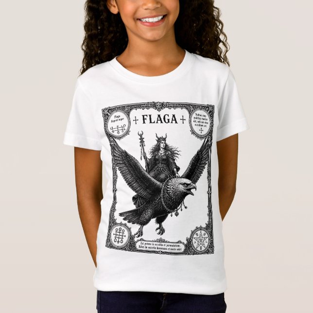 Flaga Eagle Ride of Destiny T Shirt (Framsida)