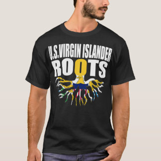 Flagcastle US Virgin Islander Roots Pride Gif T Shirt