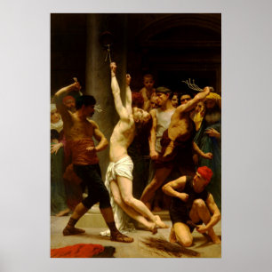 Flagellationen av vår Lord Jesus Kristus Poster