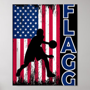 Flagg Basketball Inspire Fläkt Sports Tanktop_1 Poster