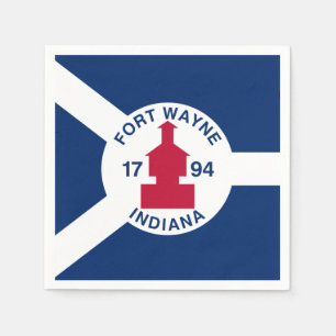 Flagg Fort Wayne, Indiana servetter