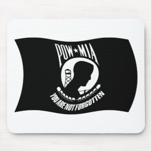 Flagg Mousepad för POW's & MIA's Musmatta