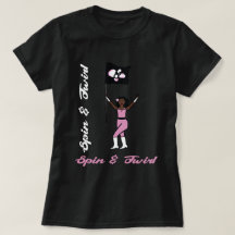 Flagg T-Shirt Rosa Blomma