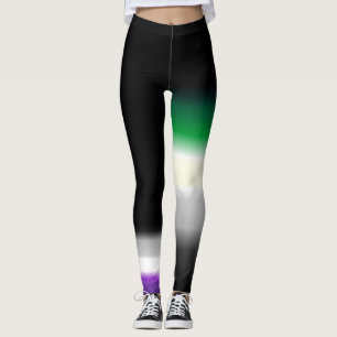 Flagga #2 för pride för assymetrisk aroöverdän leggings