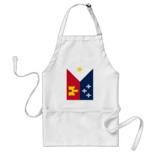 Flagga Acadiana Förkläde