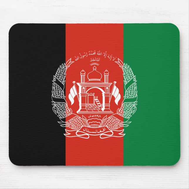 Flagga Afghanistan Musmatta (Framsidan)