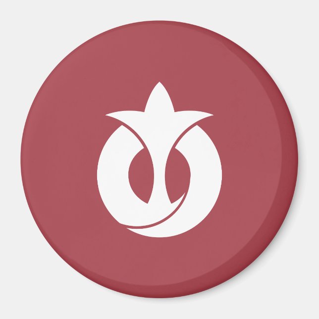 Flagga Aichi prefecture, Japan Magnet (Framsidan)