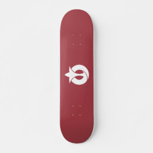 Flagga Aichi prefecture, Japan Mini Skateboard Bräda 18,5 Cm