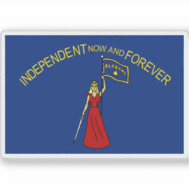 Flagga Alabama (1861-1865) Klistermärken