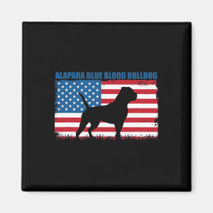 Flagga Alapaha Blue Blood Bulldog Magnet