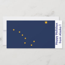 Flagga Alaska, Glad helg från USA