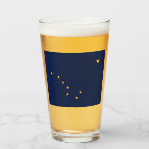 Flagga Alaska Glaskopp