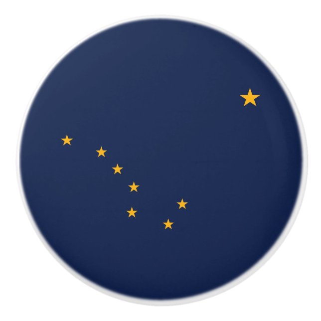 Flagga Alaska Knopp (Framsidan)