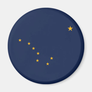 Flagga Alaska Magnet