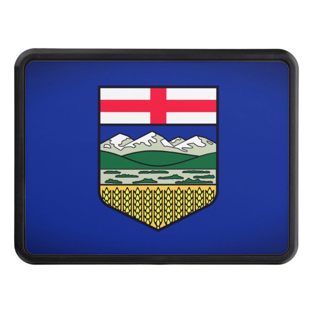 Flagga Alberta - CANADA Dragkroksskydd (Framsidan)