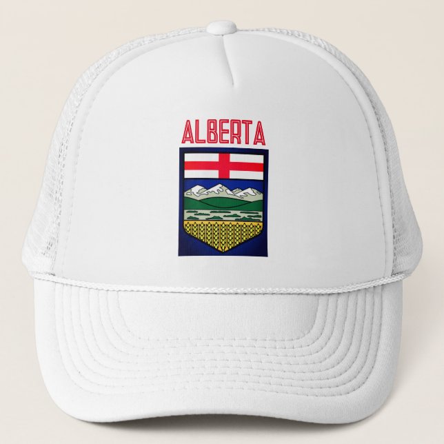 Flagga Alberta - CANADA Keps (Framsida)