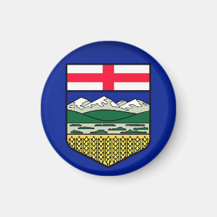 Flagga Alberta - CANADA Magnet