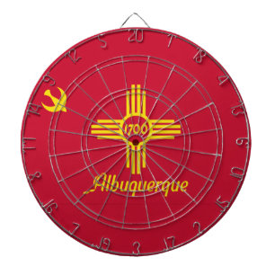 Flagga Albuquerque, New mexico Dart Board Darttavla
