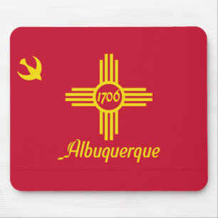 Flagga Albuquerque, New mexico Mouse Pad Musmatta