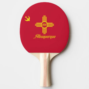 Flagga Albuquerque, New mexico Ping-Pong Paddle Pingisracket