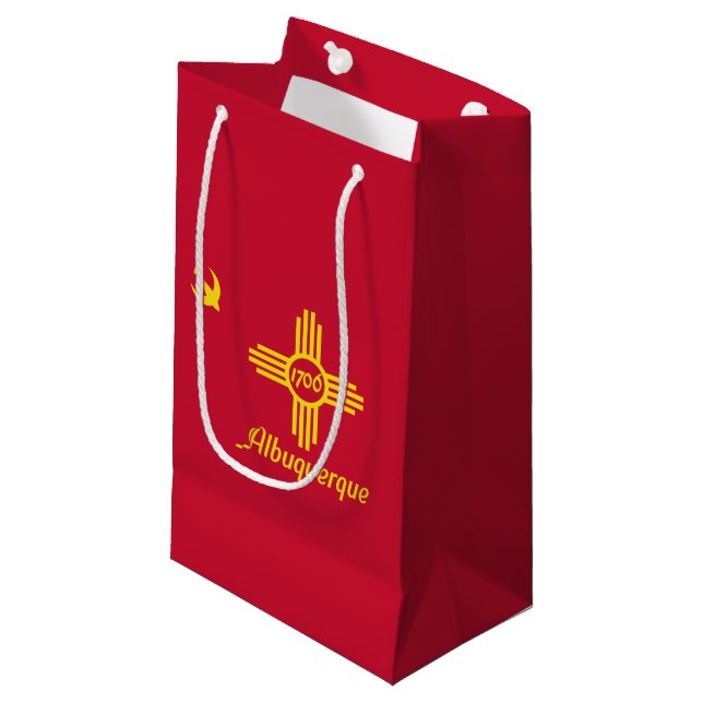 Flagga Albuquerque, New mexico Small Gift Bag (Framsidan Vinklad)