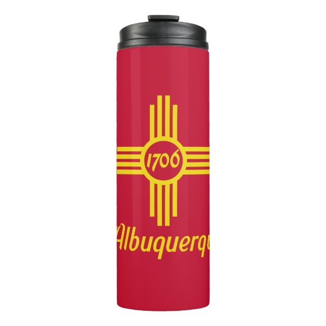 Flagga Albuquerque, New mexico Thermal Tumbler (Framsida)