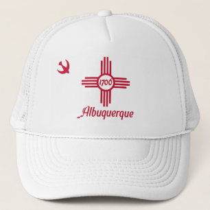 Flagga Albuquerque, New mexico Truckerkepsen Keps