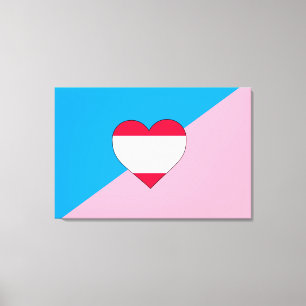 Flagga Åldersuppspelning, Pride Canvastryck