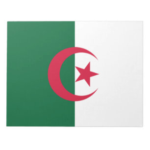 Flagga Algeriet Anteckningsblock