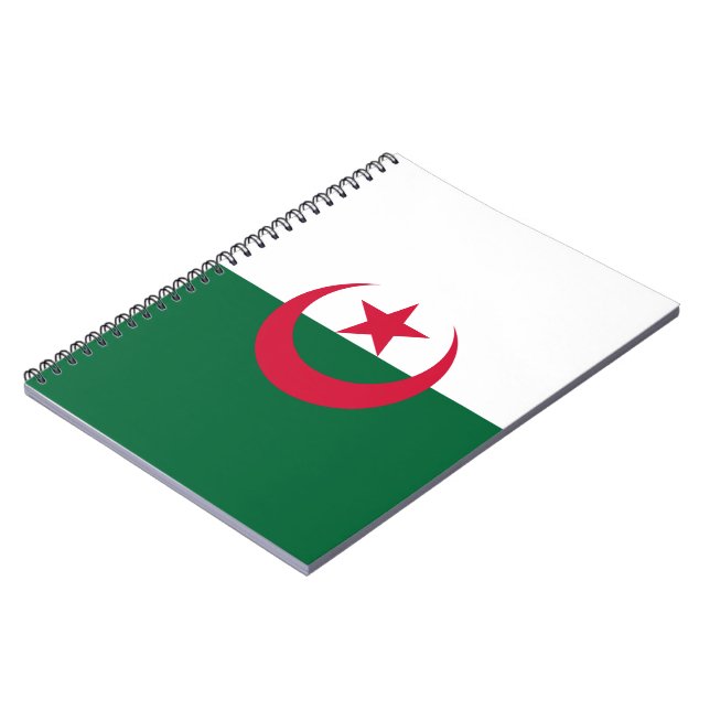 Flagga Algeriet Anteckningsbok (Vänstra Sidan)