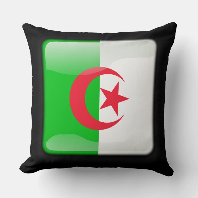 Flagga Algeriet Kudde (Framsida)