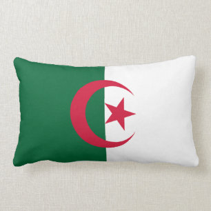 Flagga Algeriet Lumbarkudde