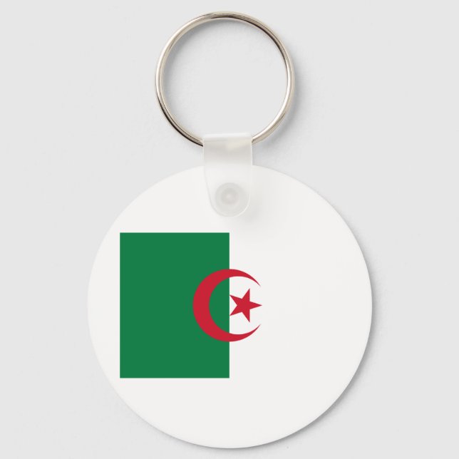 Flagga Algeriet Nyckelring (Framsida)