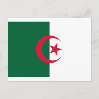 Flagga Algeriet Vykort