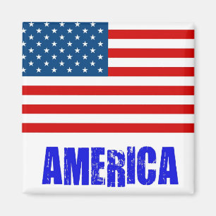 Flagga Amerika Magnet