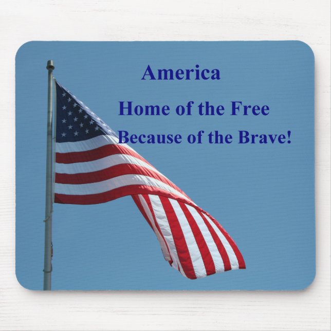 Flagga, Amerika Musmatta (Framsidan)