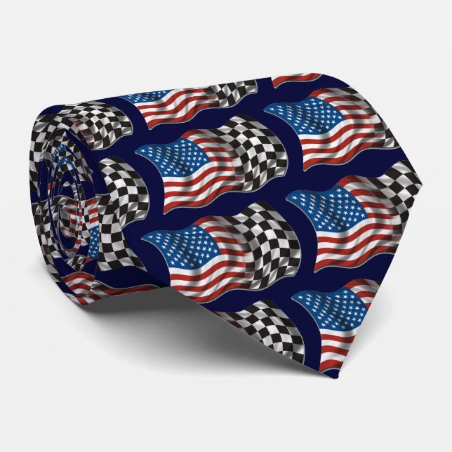 Flagga amerikan för SOM KAN ÄNDRAS för OPUS Slips (Rullad)