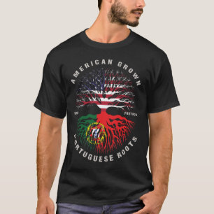 Flagga Amerikanska grown Portuguesa Roots Portugal T Shirt