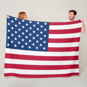 Flagga Amerikanska land resa Fleecefilt