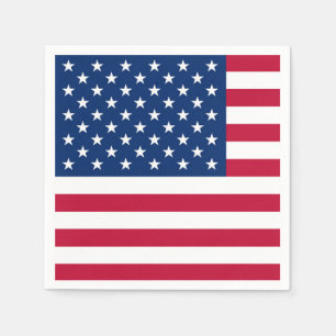 Flagga Amerikanska land resa Pappersservett