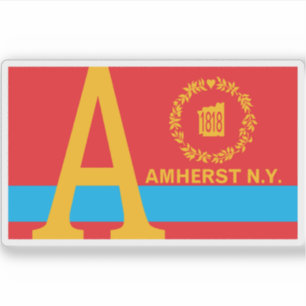 Flagga Amherst, New York Klistermärken