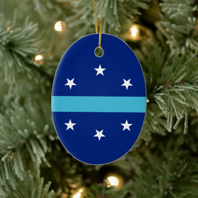 Flagga Anaheim, Kalifornien Julgransprydnad Keramik (Träd)