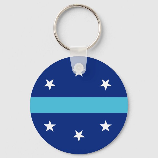 Flagga Anaheim, Kalifornien Nyckelring (Framsida)