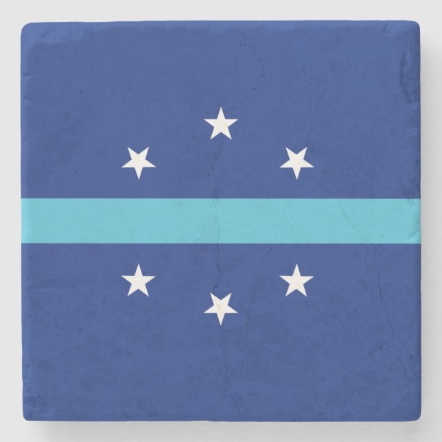 Flagga Anaheim (Kalifornien, USA) Stenunderlägg (Framsidan)