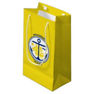 Flagga Anchorage, Alaska Small Gift Bag
