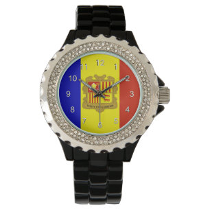 Flagga Andorra Armbandsur