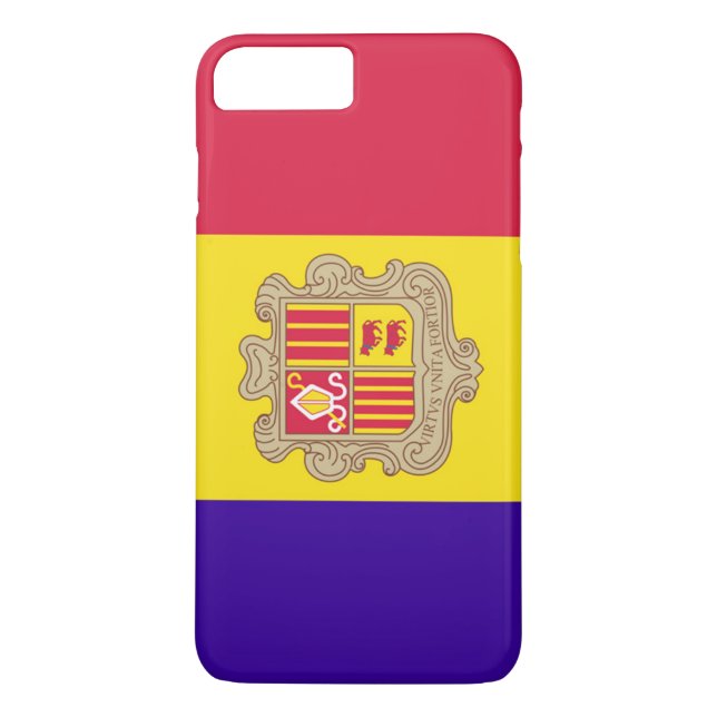Flagga Andorra Case-Mate iPhone Skal (Baksida)