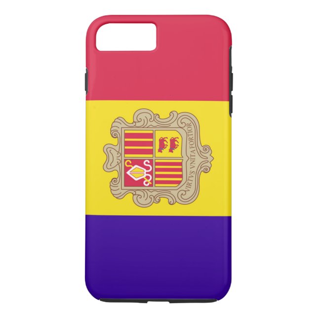 Flagga Andorra Case-Mate iPhone Skal (Baksida)