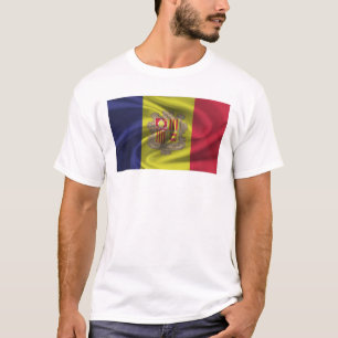 Flagga Andorra T Shirt