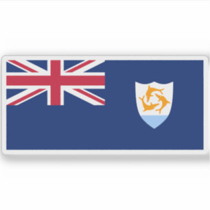 Flagga Anguilla Klistermärken